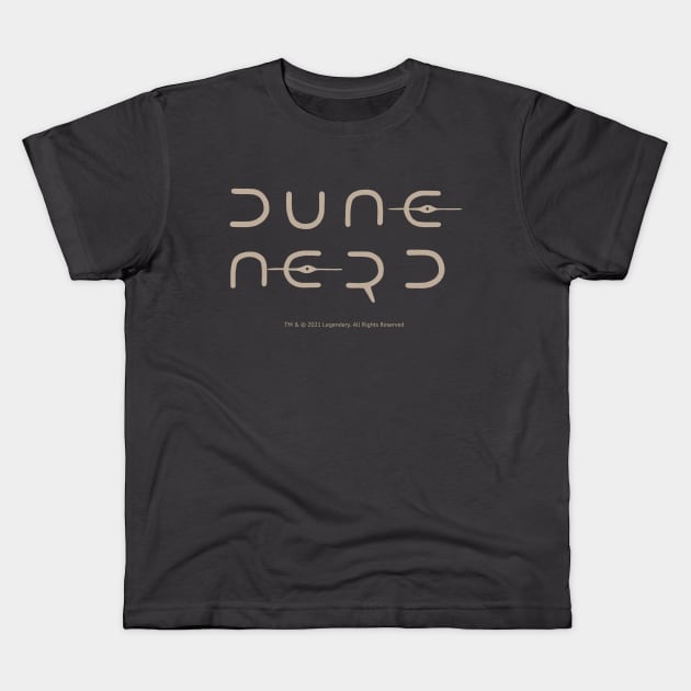Dune Nerd Kids T-Shirt by Slightly Unhinged